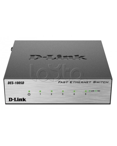 Коммутатор 5-портовый D-Link DES-1005D/O2B в Магнитогорске Коммутаторы Pintop.ru
