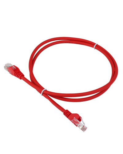 Патч-корд LANMASTER LSZH UTP кат.5e, 0.3 м, красный LANMASTER LAN-PC45/U5E-0.3-RD в Магнитогорске Патчкорды (медные) Pintop.ru