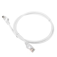 Патч-корд LANMASTER LSZH UTP кат.5e, 0.3 м, белый LANMASTER LAN-PC45/U5E-0.3-WH