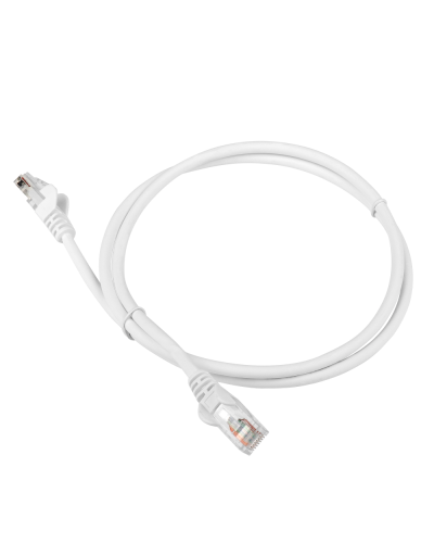Патч-корд LANMASTER LSZH UTP кат.5e, 0.3 м, белый LANMASTER LAN-PC45/U5E-0.3-WH в Магнитогорске Патчкорды (медные) Pintop.ru